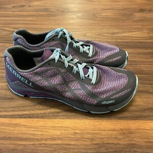 Merrell Bare Access Training Shoes Womens Size 7.5 Purple Running Gym Sneakers